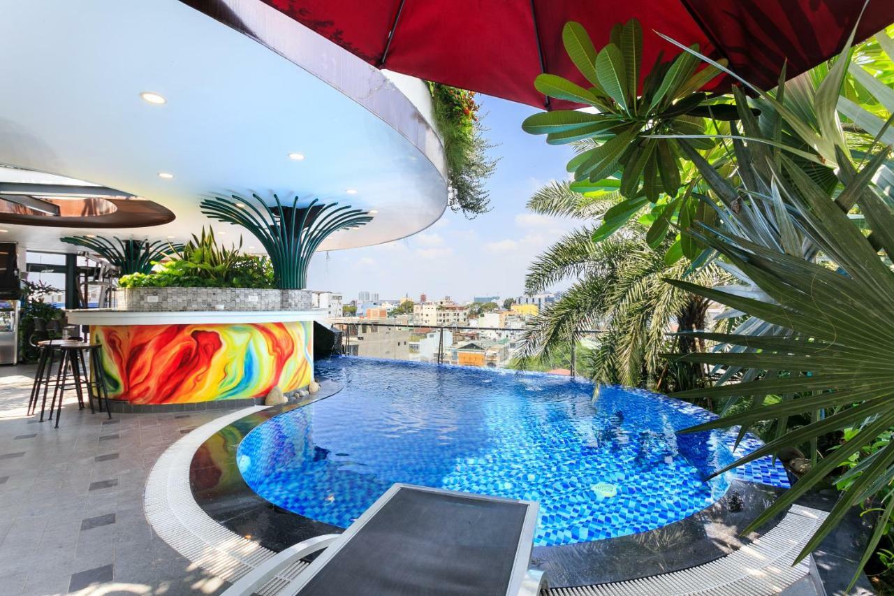 The Garden Building Aparthotel Ho Chi Minh-staden Exteriör bild
